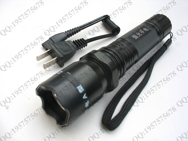 防身强光手电（加强型）电子防暴器1101 电棍 高压电棍防身
